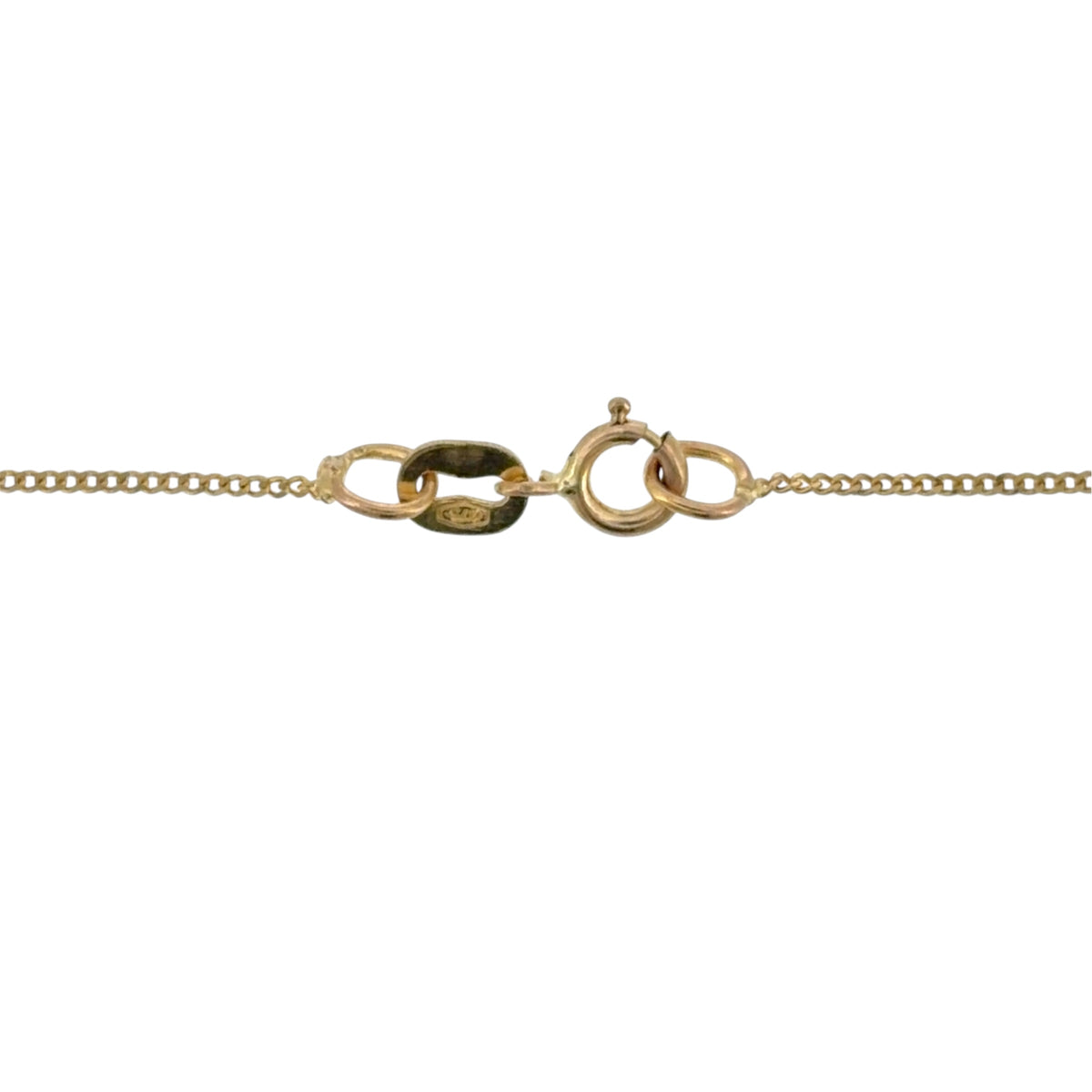 9ct Gold Diamond & Ruby Cluster 18" Necklace