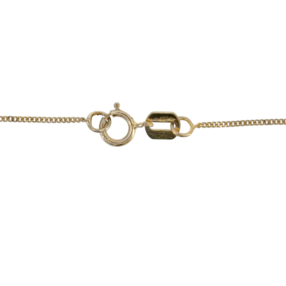 9ct Gold & Diamond Infinity Style 18" Necklace