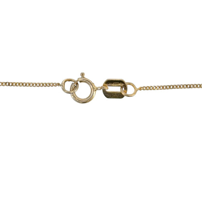 9ct Gold & Diamond Infinity Style 18" Necklace
