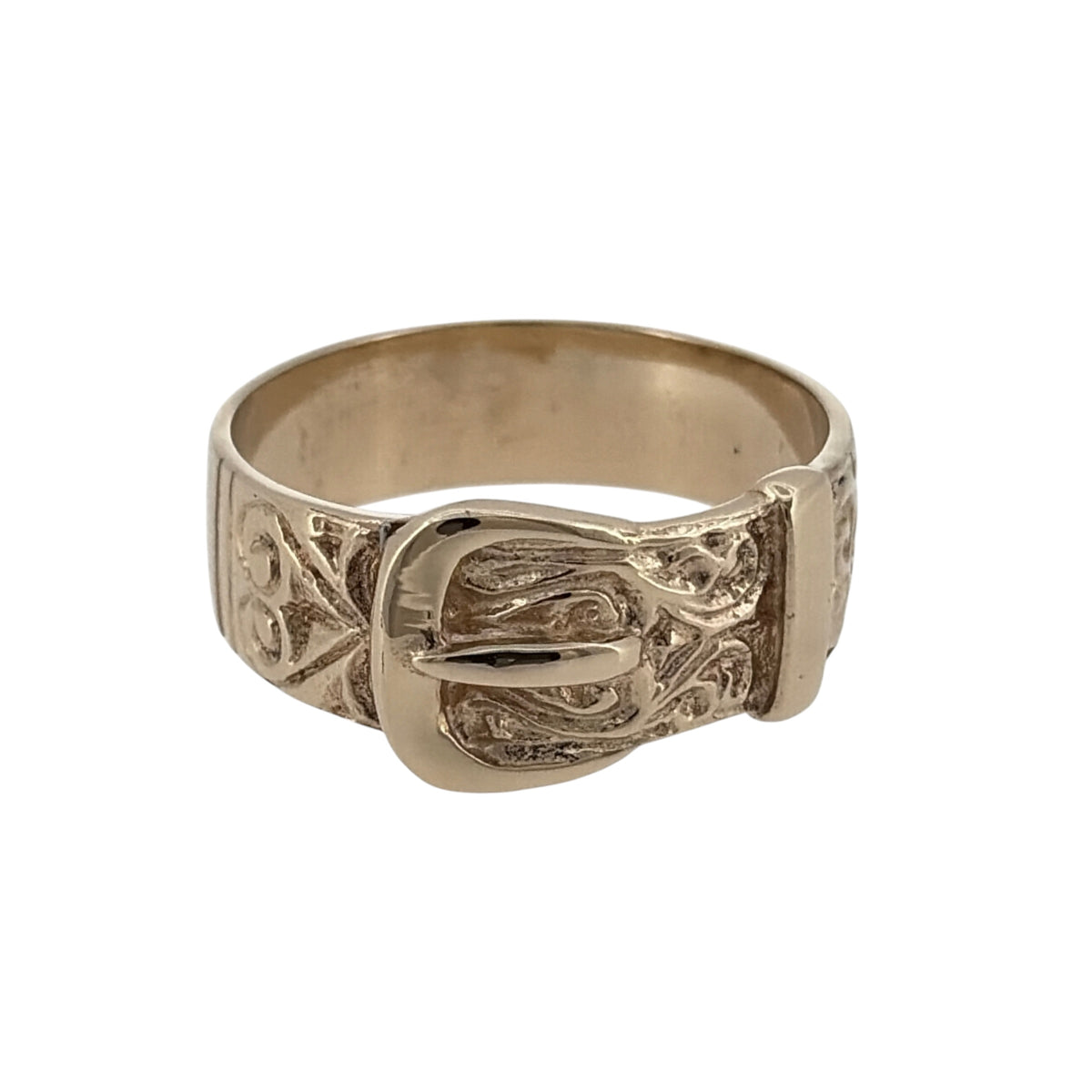 9ct Gold Buckle Ring