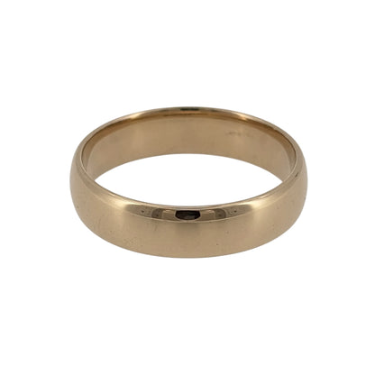 9ct Gold 6mm Wedding Band Ring