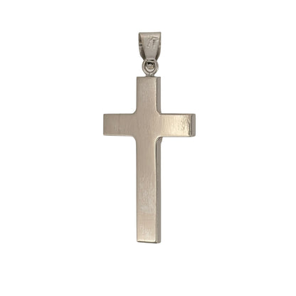 Add a meaningful piece to your jewellery collection with this pre-owned 9ct white and yellow gold crucifix pendant, featuring a traditional religious design with contrasting two-tone gold detailing.

Design: The pendant features a classic crucifix design combining white and yellow gold tones, creating a distinctive contrast while retaining a timeless and traditional appearance.