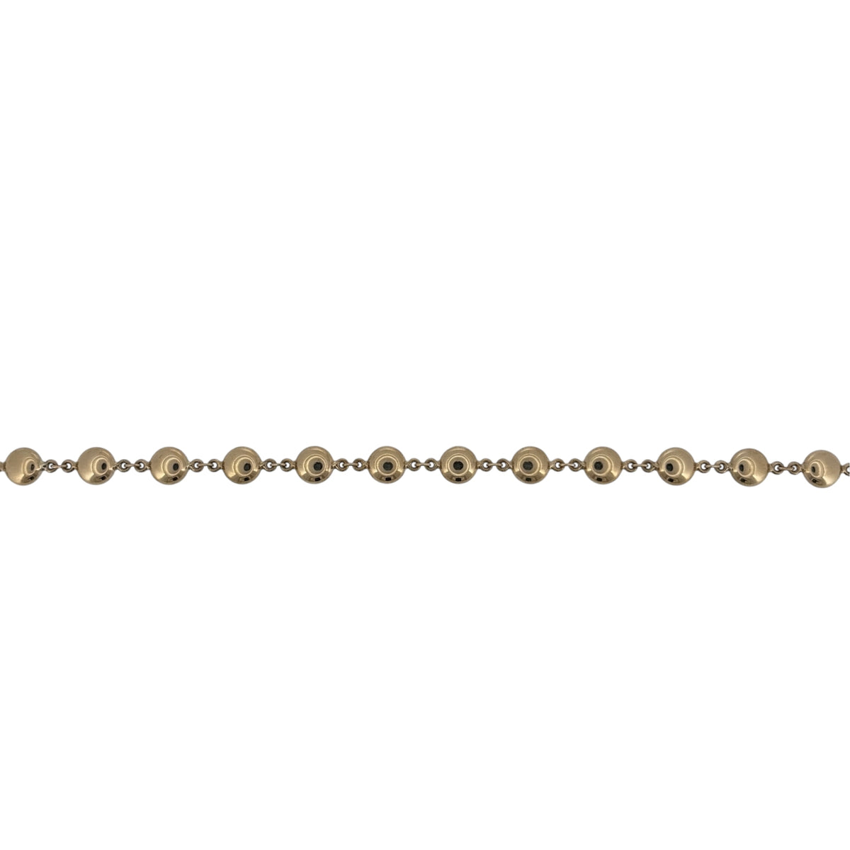 9ct Gold 7" Ball Link Bracelet