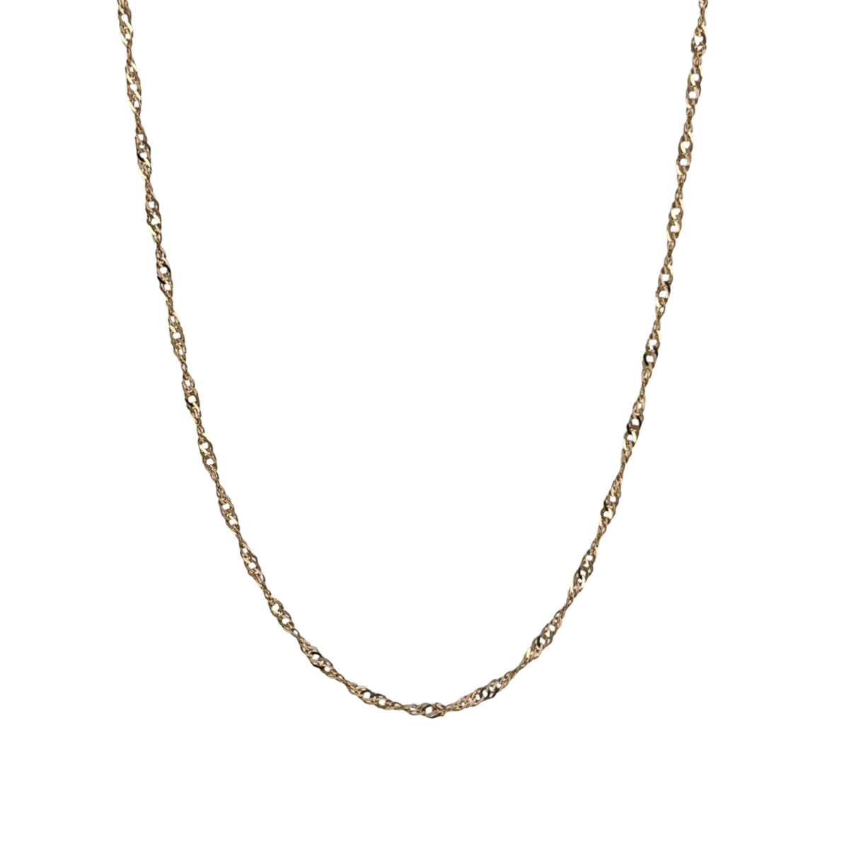 9ct Gold 18" Singapore Chain