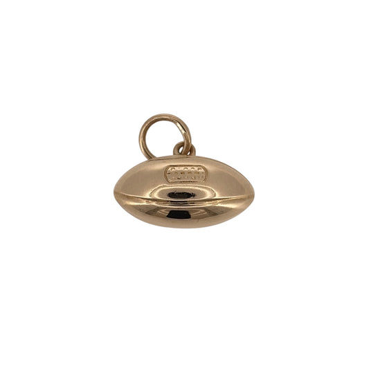 9ct Gold Rugby Ball Pendant