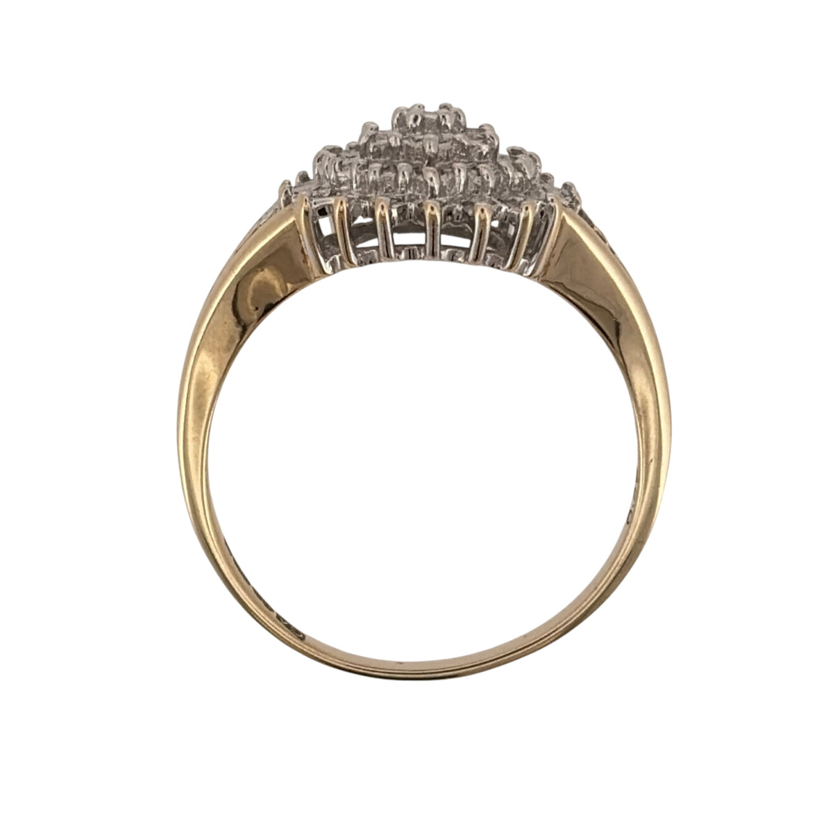 9ct Gold & Diamond Cluster Ring