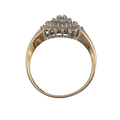 9ct Gold & Diamond Cluster Ring