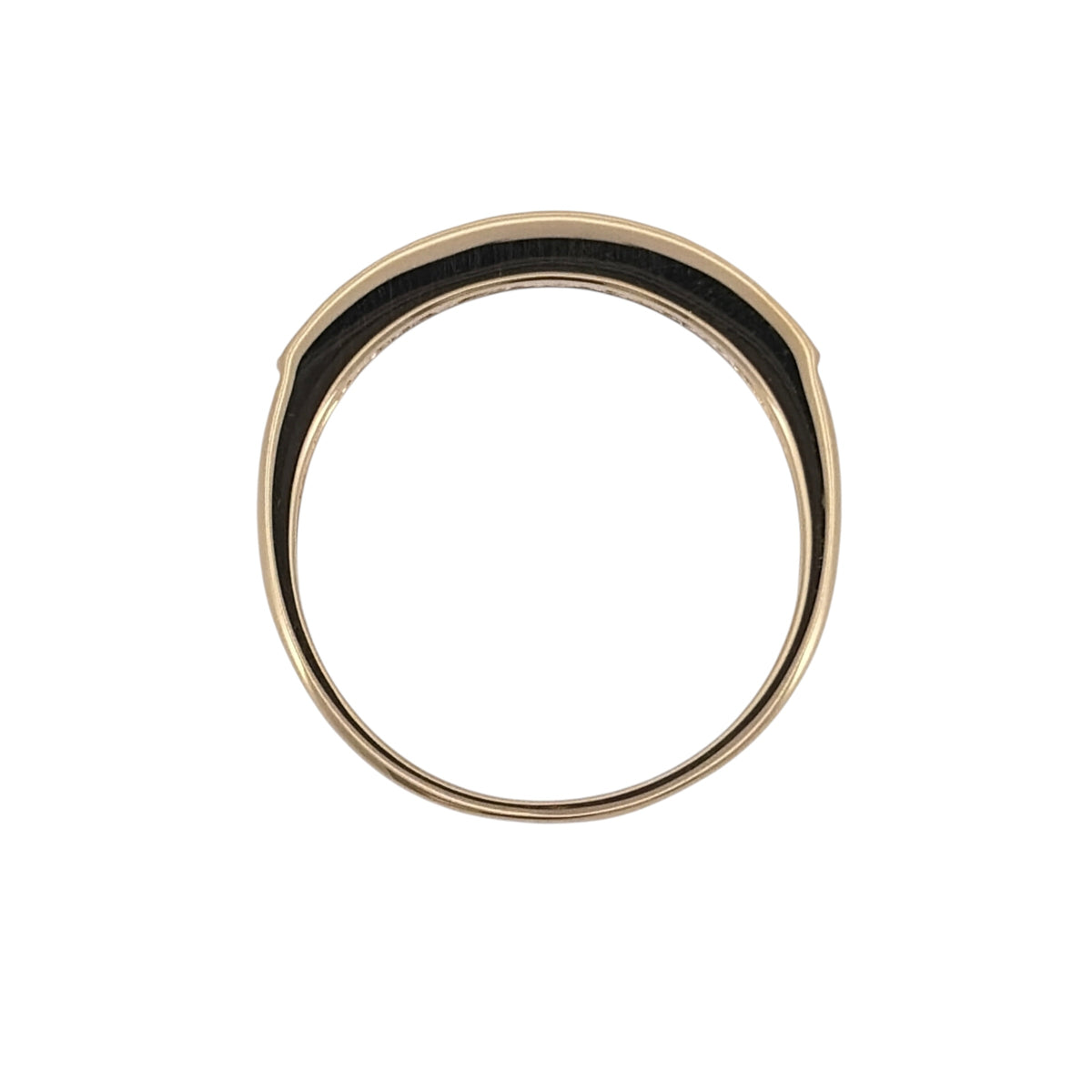 9ct Gold & Diamond Band Ring