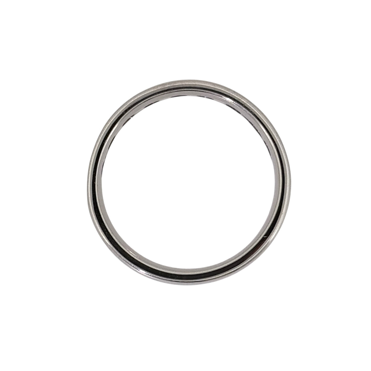 18ct White Gold & Diamond Band Ring