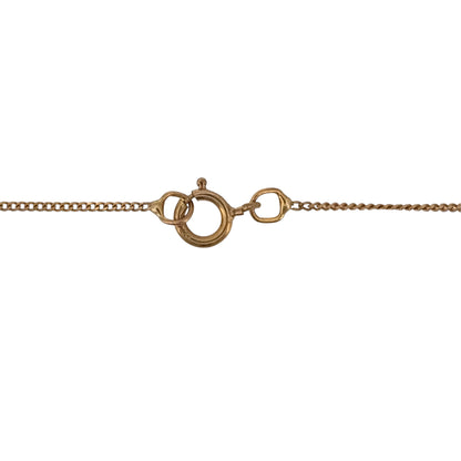 9ct Gold & Diamond Cluster 18" Necklace