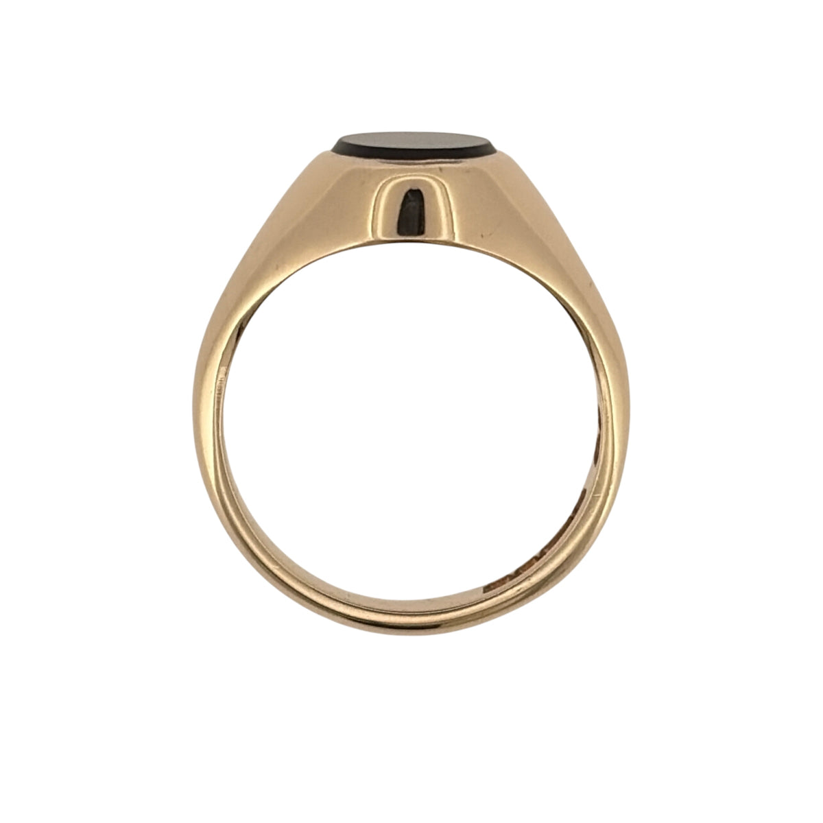 9ct Gold & Onyx Oval Signet Ring