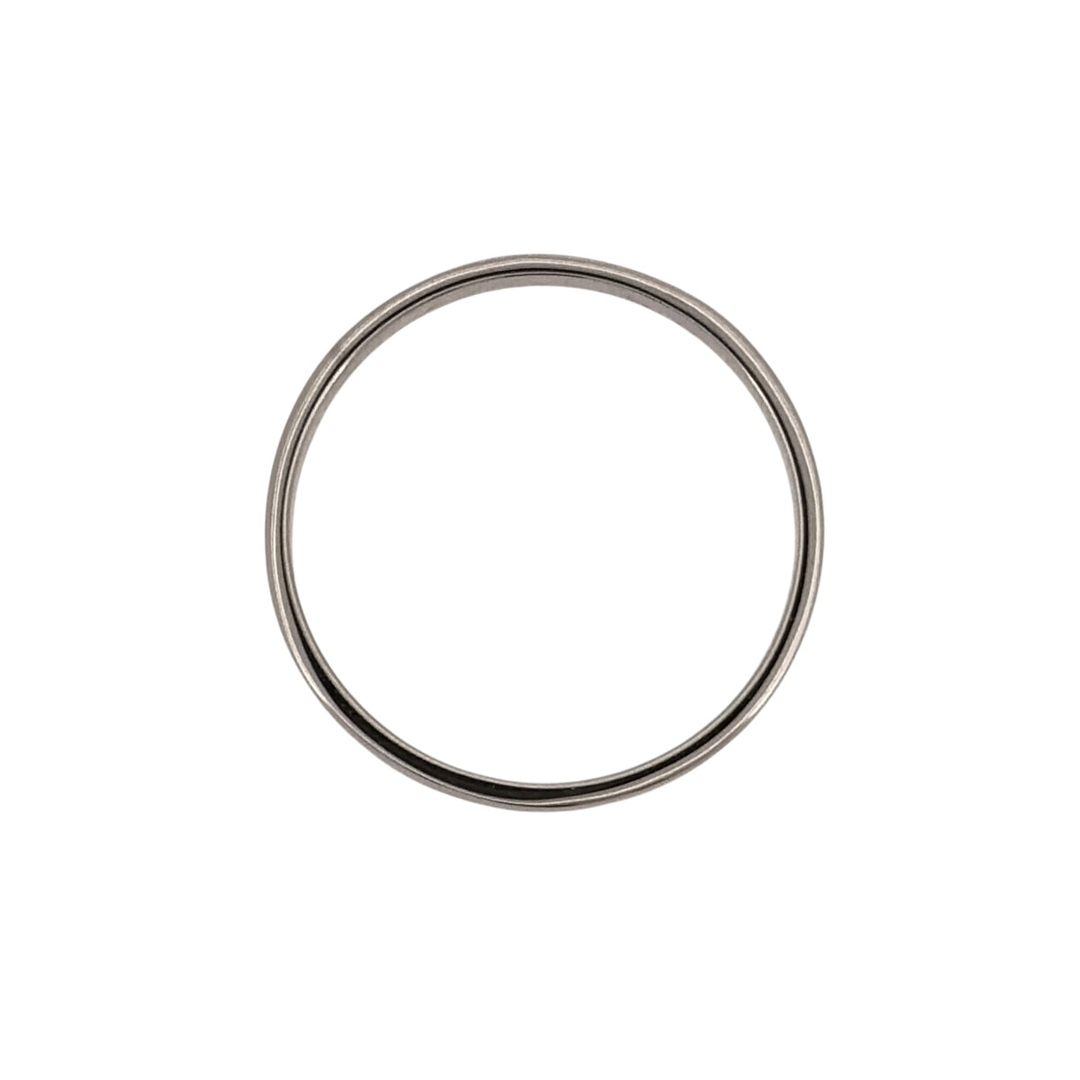 9ct White Gold 3mm Wedding Band Ring