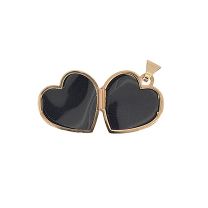 9ct Gold Flower Heart Locket