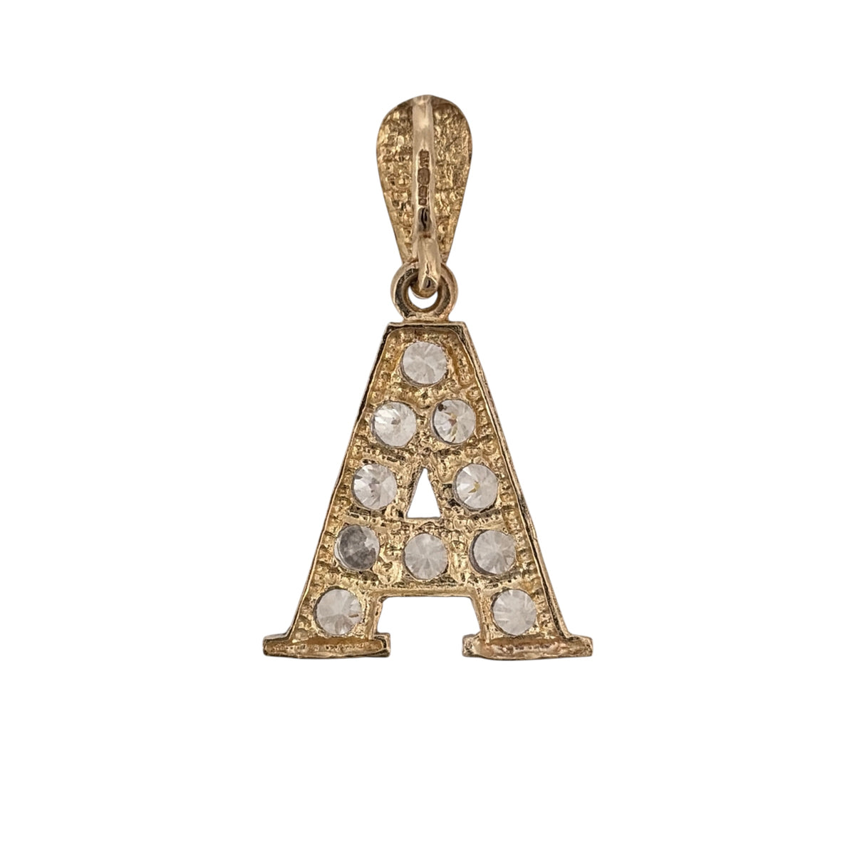 Add a personalised touch to your jewellery collection with this pre-owned 9ct yellow and white gold cubic zirconia initial ‘A’ pendant, featuring a distinctive two-tone design with bright cubic zirconia detailing.

Design: The pendant features the initial ‘A’ in a bold and decorative design, combining contrasting yellow and white gold with cubic zirconia accents for an eye-catching finish.