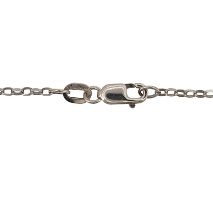 Add a classic white gold chain to your jewellery collection with this pre-owned 9ct white gold Belcher chain, featuring traditional rounded links and a versatile 16-inch length.
Design: The chain features the classic Belcher link, with evenly shaped rounded links creating a simple and timeless design suitable for everyday wear.
Material: Made from 9-carat white gold, the bright finish gives the chain a clean and versatile appearance that pairs easily with other white gold jewellery.