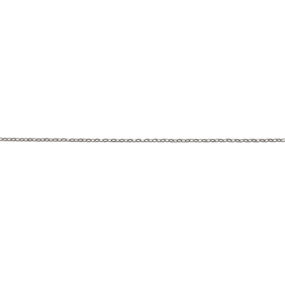 9ct White Gold 16" Belcher Chain