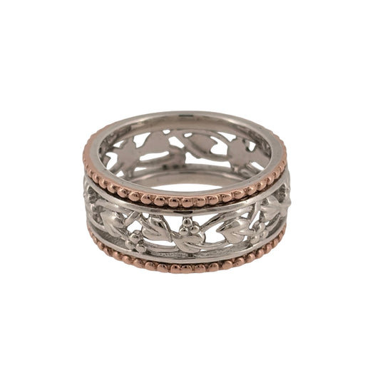 925 Silver Clogau Wide Tree of Life Band Ring