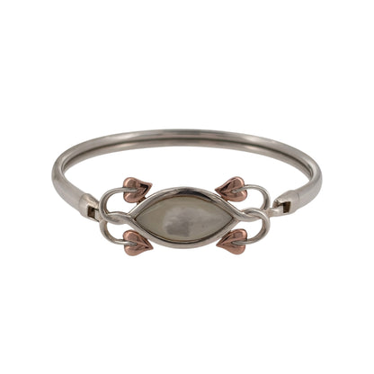 925 Silver & Mother of Pearl Clogau Tree of Life Bangle