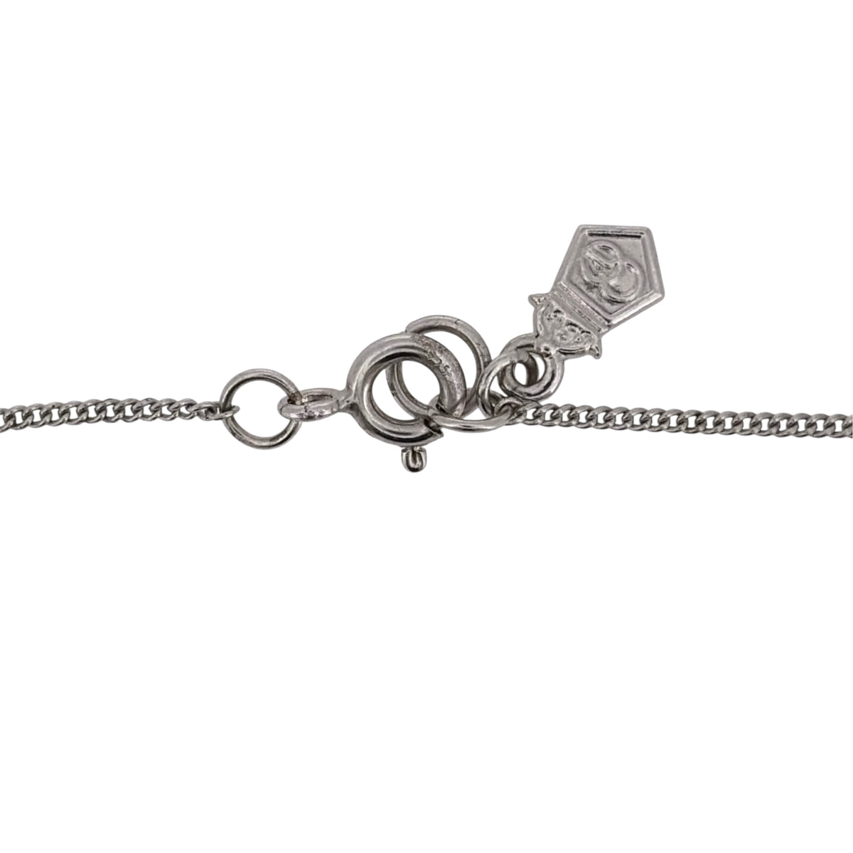 925 Silver & White Topaz Clogau Infinity 18" - 22" Necklace