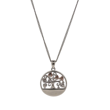 925 Silver Clogau Round Tree of Life 18" - 22" Necklace