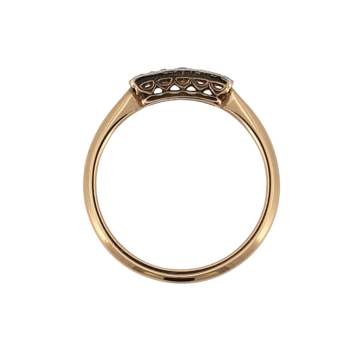 18ct Gold & Diamond Band Ring