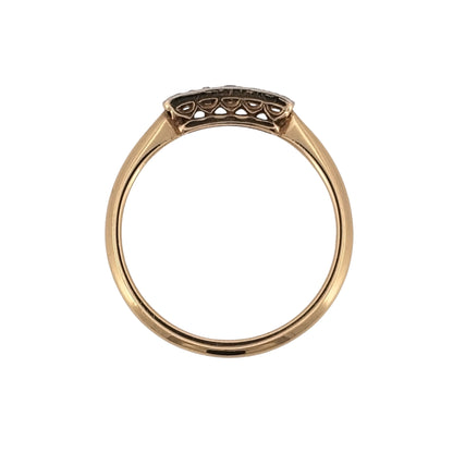18ct Gold & Diamond Band Ring