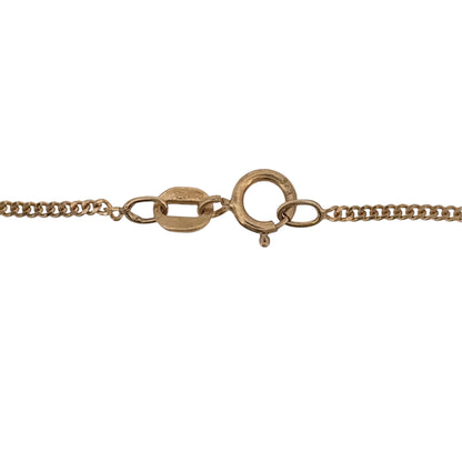 9ct Gold & Diamond 18" Necklace
