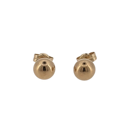 Add a classic everyday staple to your jewellery collection with these pre-owned 9ct yellow gold ball stud earrings, featuring a simple polished round design.

Design: The earrings feature a classic ball stud design, offering a simple and versatile look suitable for everyday wear.
Material: Made from 9-carat yellow gold, the warm gold tone gives the earrings a timeless and easy-to-wear finish.