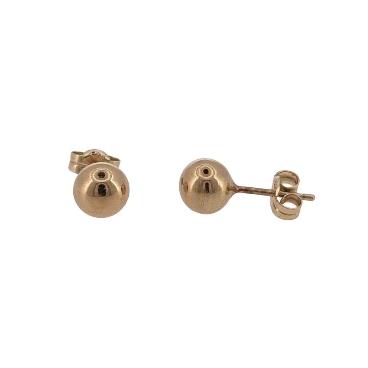 9ct Gold 6mm Ball Stud Earrings