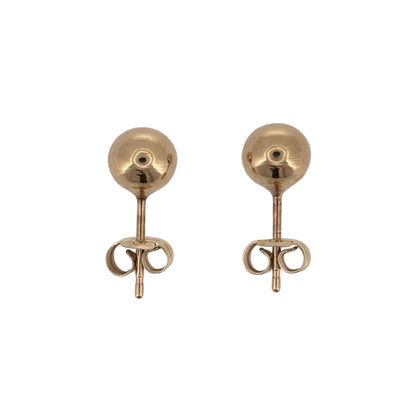 9ct Gold 6mm Ball Stud Earrings