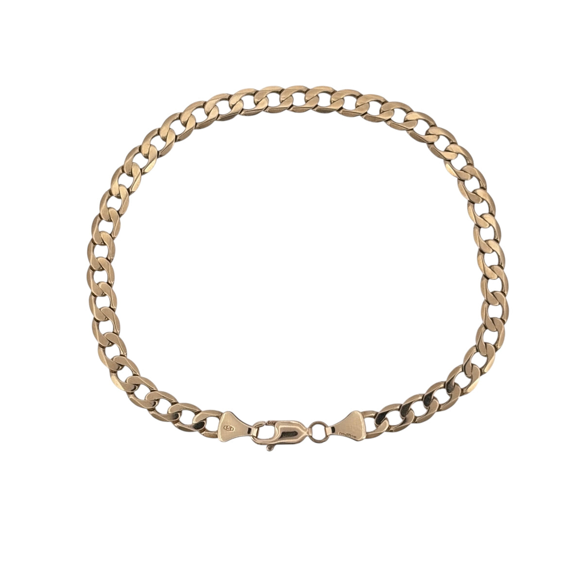 9ct Gold 7.5" Curb Bracelet