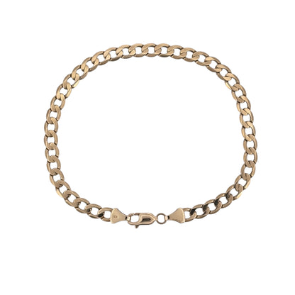 9ct Gold 7.5" Curb Bracelet
