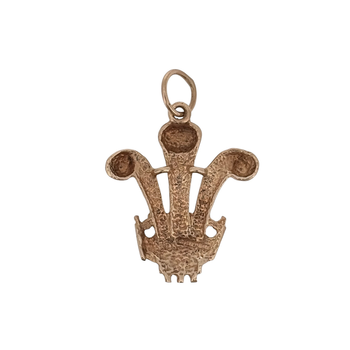 Celebrate a classic Welsh-inspired design with this pre-owned 9ct yellow gold Welsh Three Feathers pendant, featuring the distinctive three-feather emblem in a timeless gold finish.

Design: The pendant features the traditional Three Feathers motif, creating a recognisable Welsh-inspired design with detailed styling and symbolic character.
Material: Made from 9-carat yellow gold, the warm gold tone complements the traditional design and gives the pendant a classic appearance.