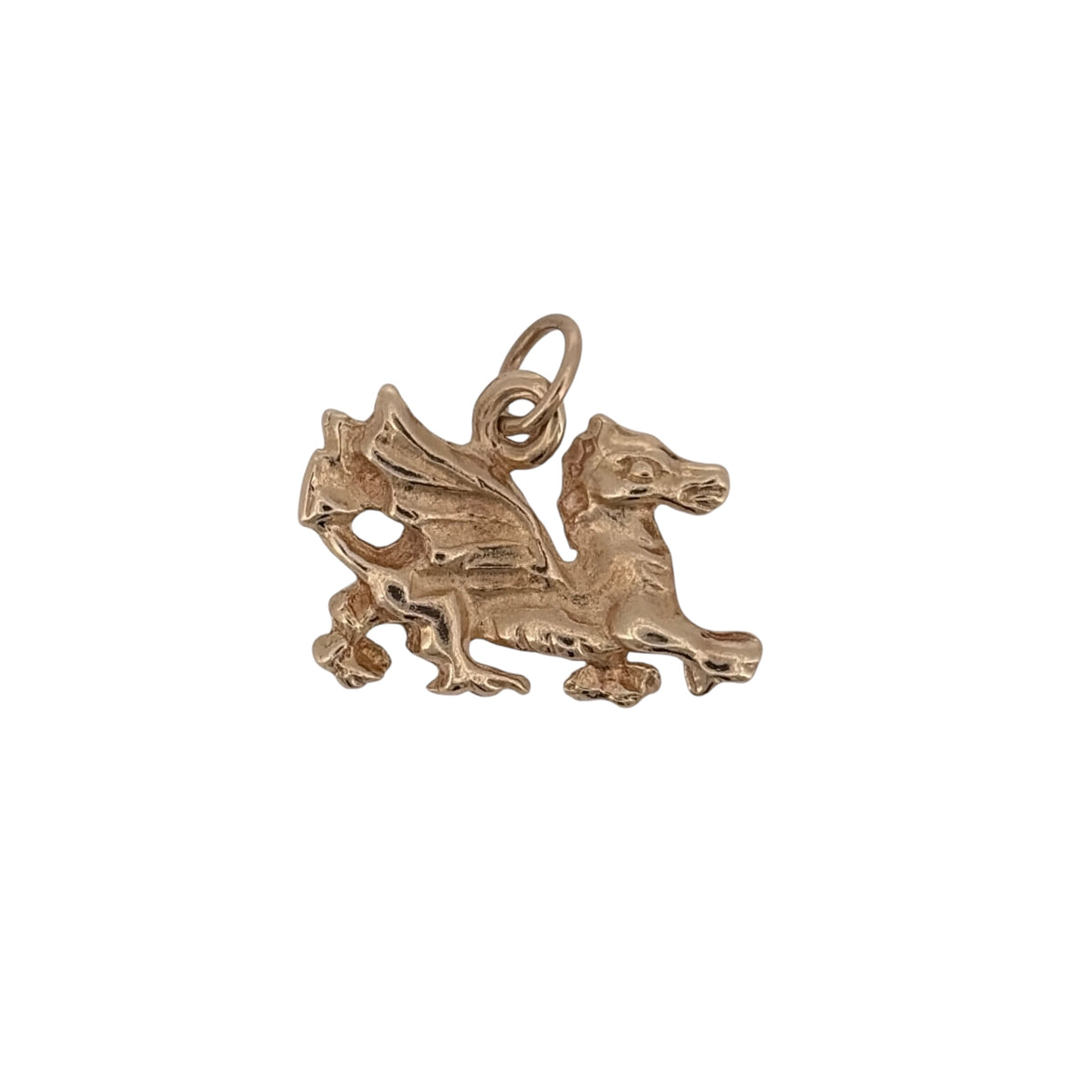 9ct Gold Welsh Dragon Pendant