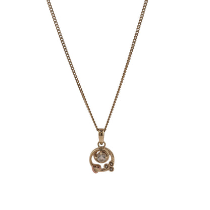 9ct Gold & White Topaz Clogau Tree of Life 18" - 22" Necklace
