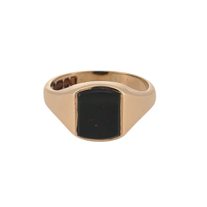 9ct Gold & Bloodstone Signet Ring