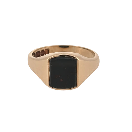 9ct Gold & Bloodstone Signet Ring