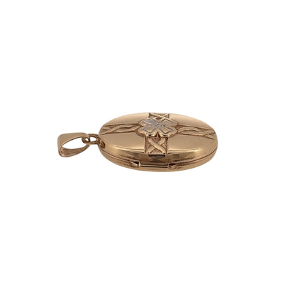 9ct Gold Best Friend Oval Locket
