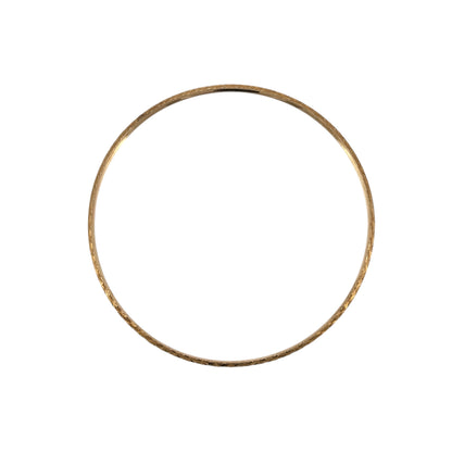 9ct Gold Patterned Textured Bangle