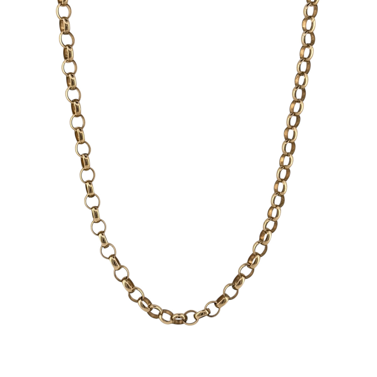 9ct Gold 15" Belcher Chain