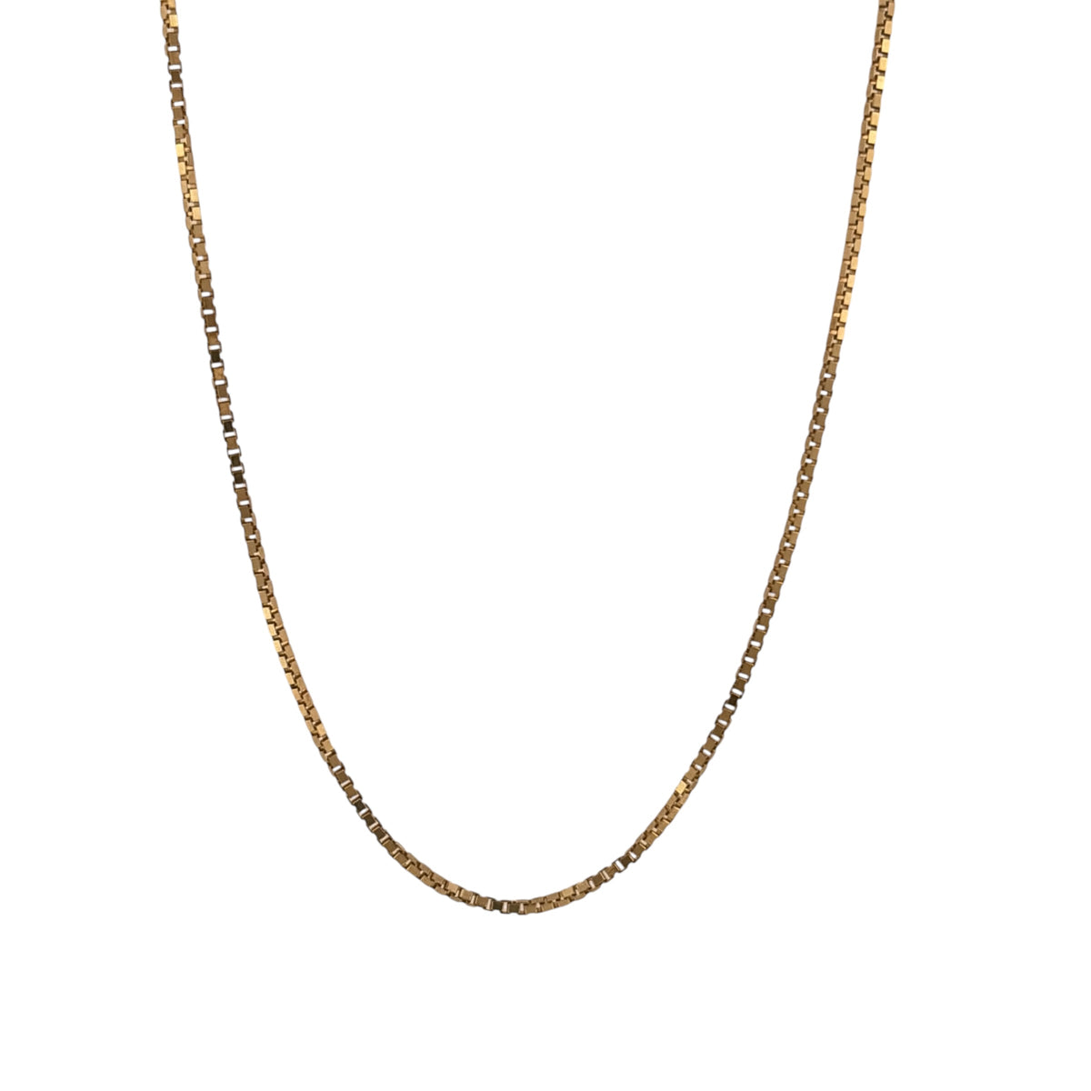 9ct Gold 18" Box Chain