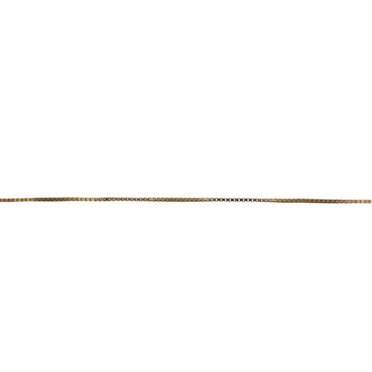 9ct Gold 18" Box Chain