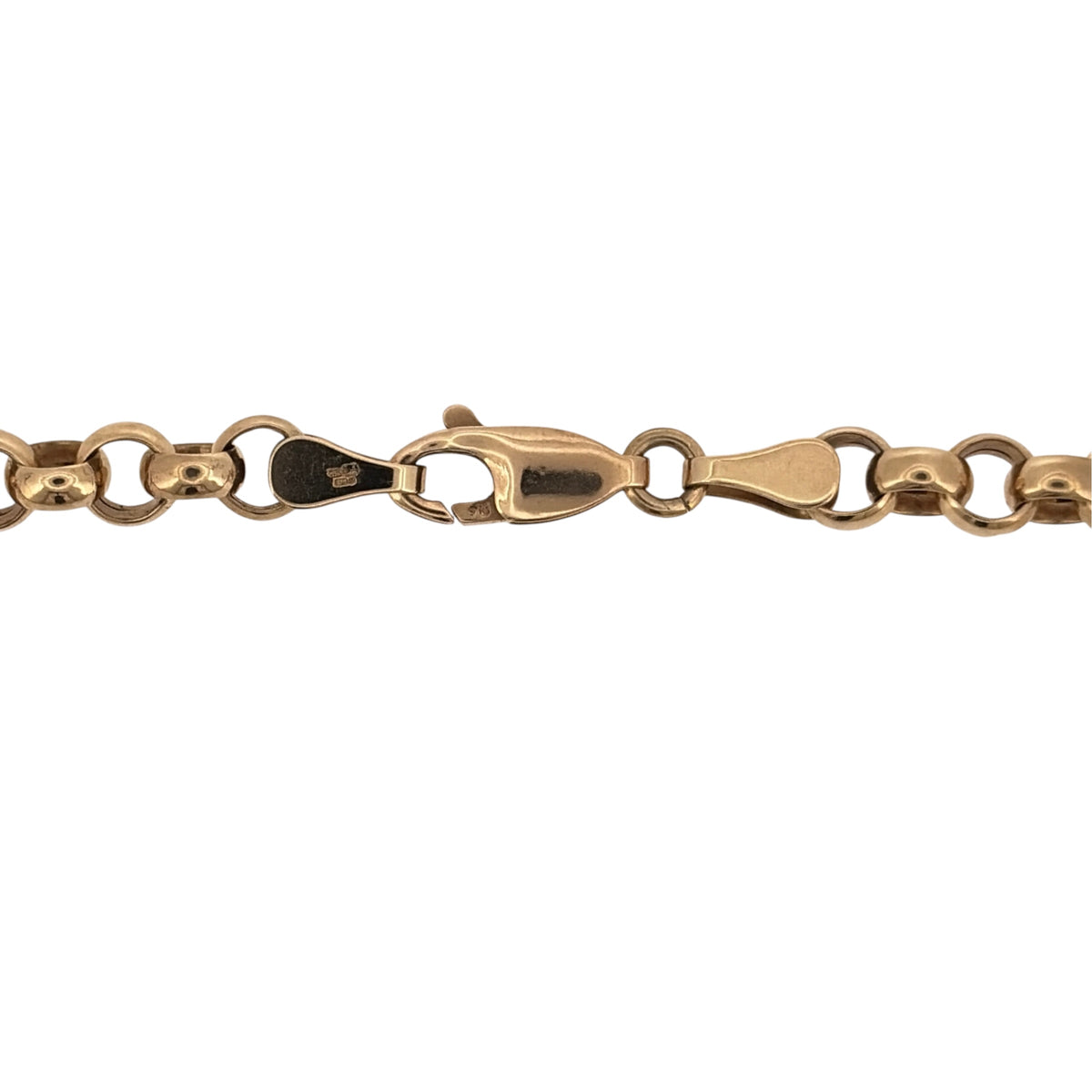 Add a substantial gold chain to your jewellery collection with this pre-owned 9ct yellow gold Belcher chain, featuring bold rounded links and a longer 30-inch length.

Design: The chain features a classic Belcher link design, with rounded interlocking links creating a timeless and noticeable appearance.
Material: Made from 9-carat yellow gold, the warm gold tone gives the chain a traditional and versatile finish.
Chain Detail: The Belcher links measure approximately 5mm wide, giving the chain a bold profile