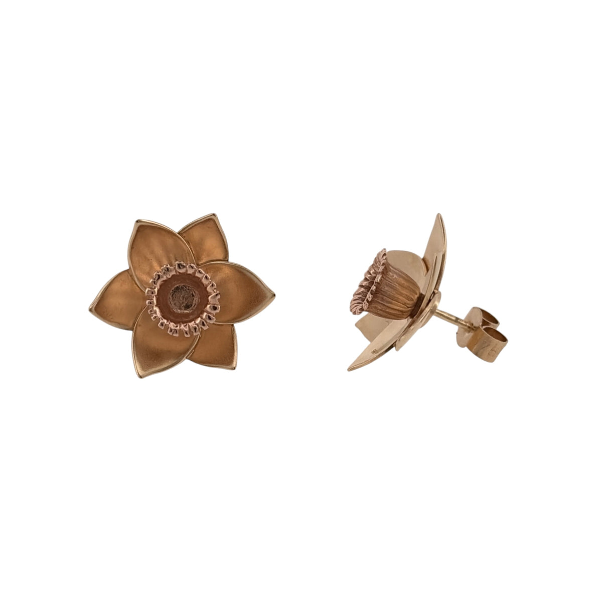 9ct Gold Clogau Daffodil Stud Earrings