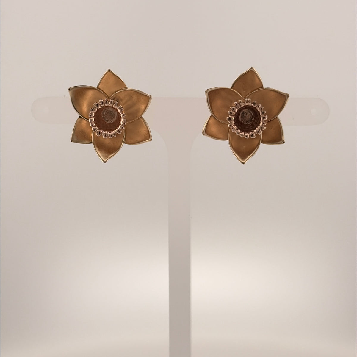 9ct Gold Clogau Daffodil Stud Earrings