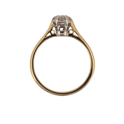 18ct Gold & Diamond Solitaire Ring