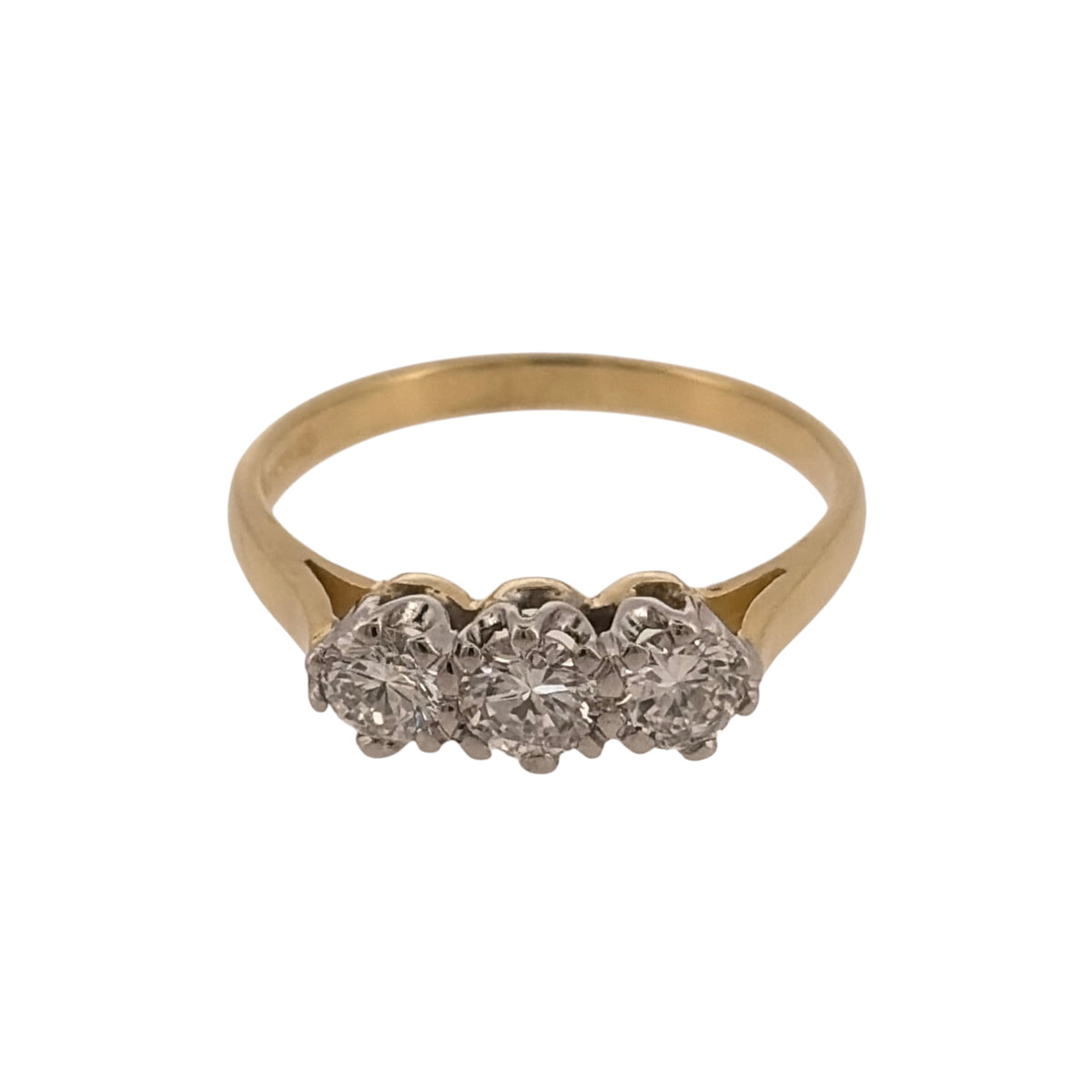 18ct Gold & Diamond Trilogy Ring