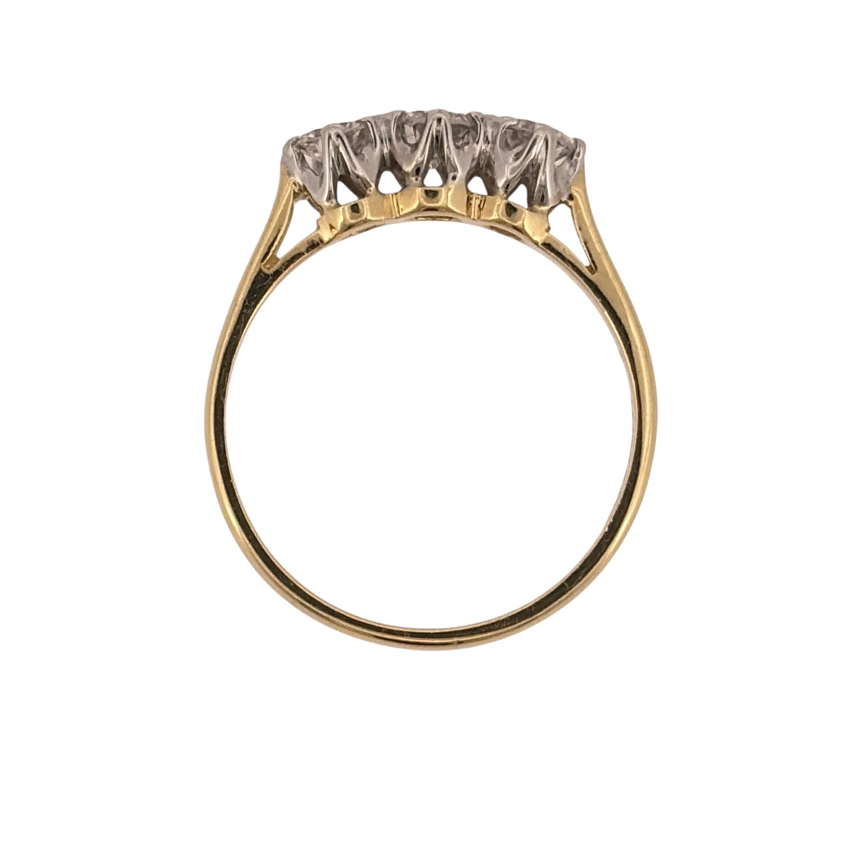 18ct Gold & Diamond Trilogy Ring