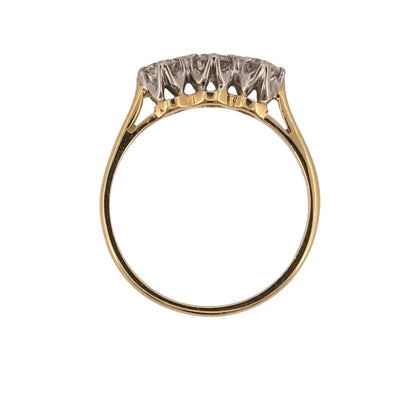 18ct Gold & Diamond Trilogy Ring