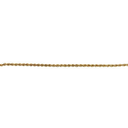 9ct Gold 7" Rope Bracelet